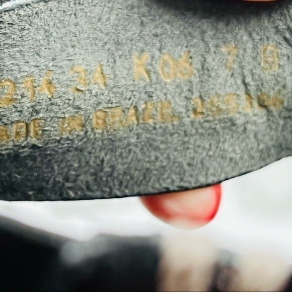 Cole Haan Skylar Women’s Size 7 Wooden Heel Black Leather Slide Sandal - Picture 8 of 9